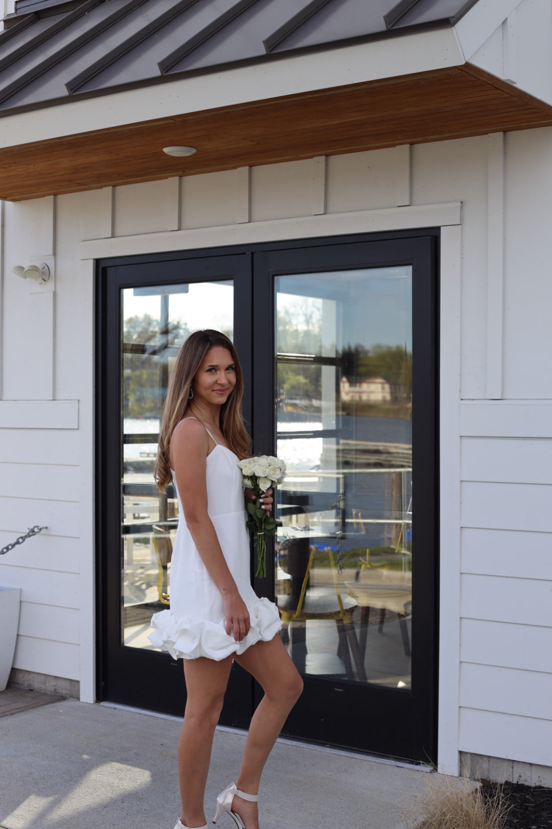 Summer Bride Ruffle Dress