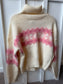 Pink Argyle Cozy Sweater