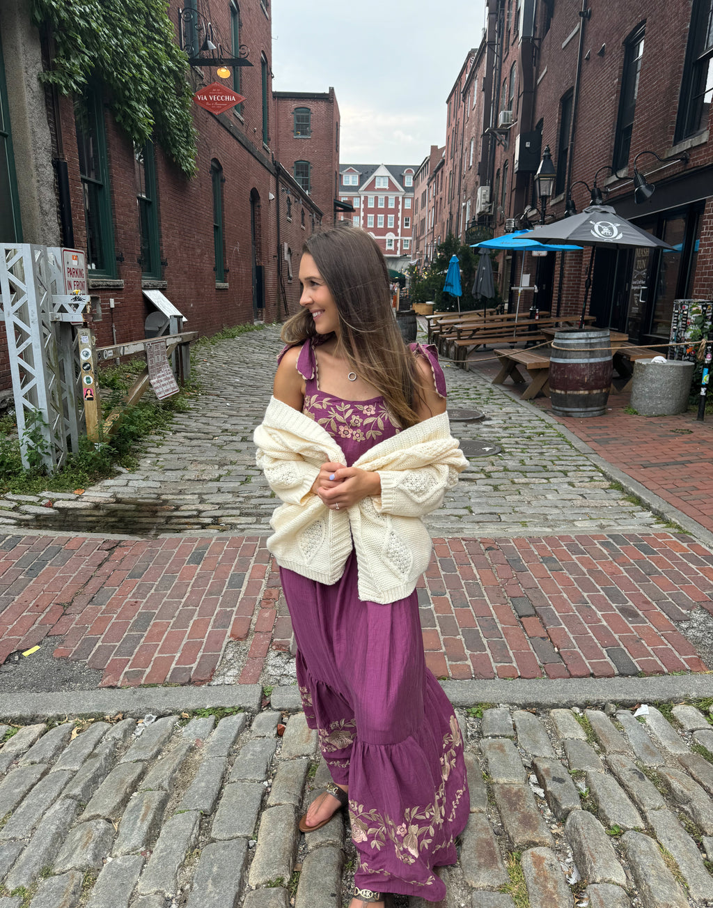 The Dahlia Dusk Dress
