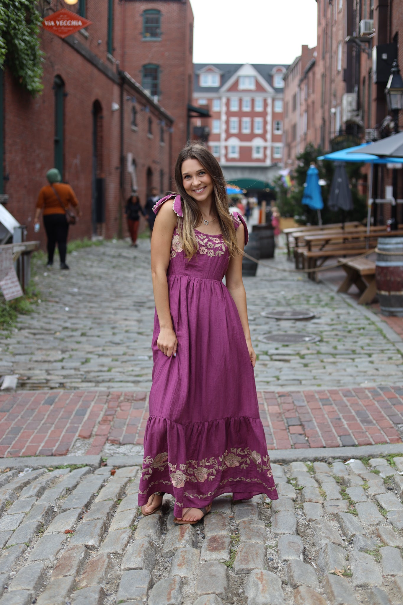 The Dahlia Dusk Dress