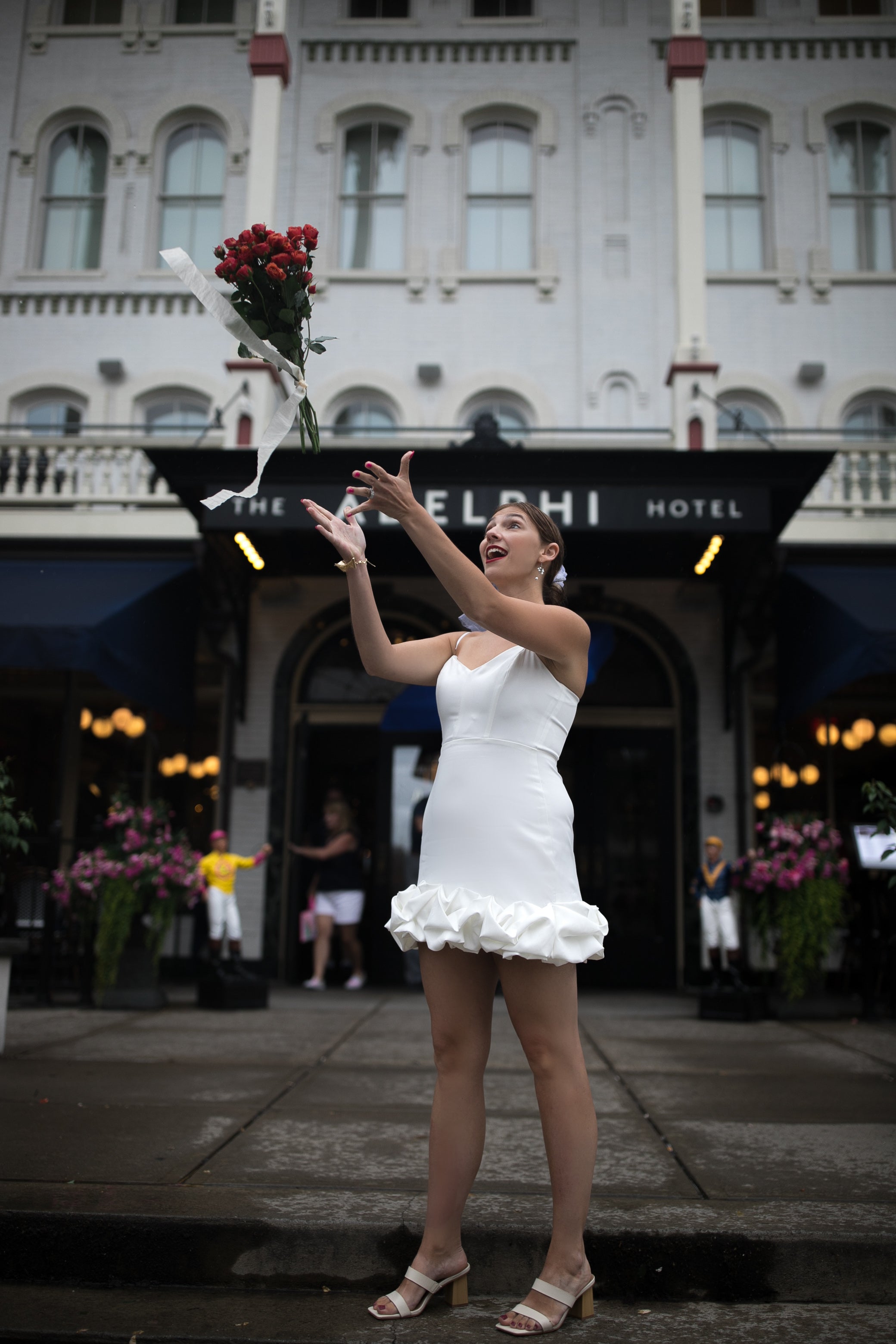 Summer Bride Ruffle Dress