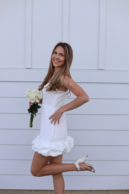 Summer Bride Ruffle Dress