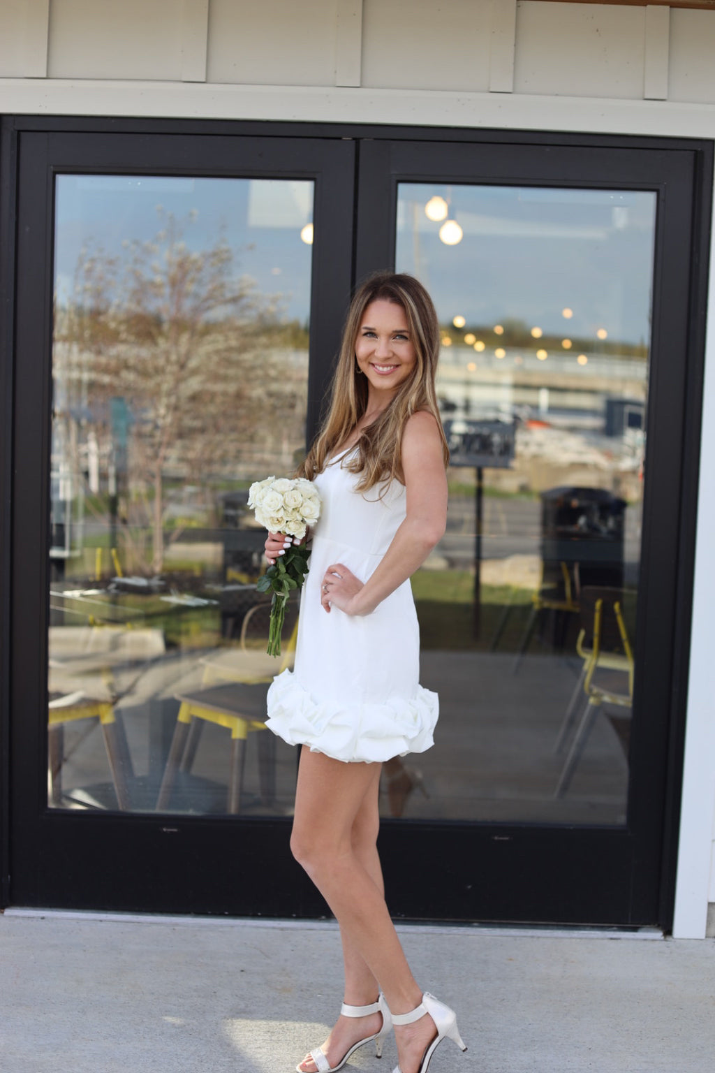 Summer Bride Ruffle Dress